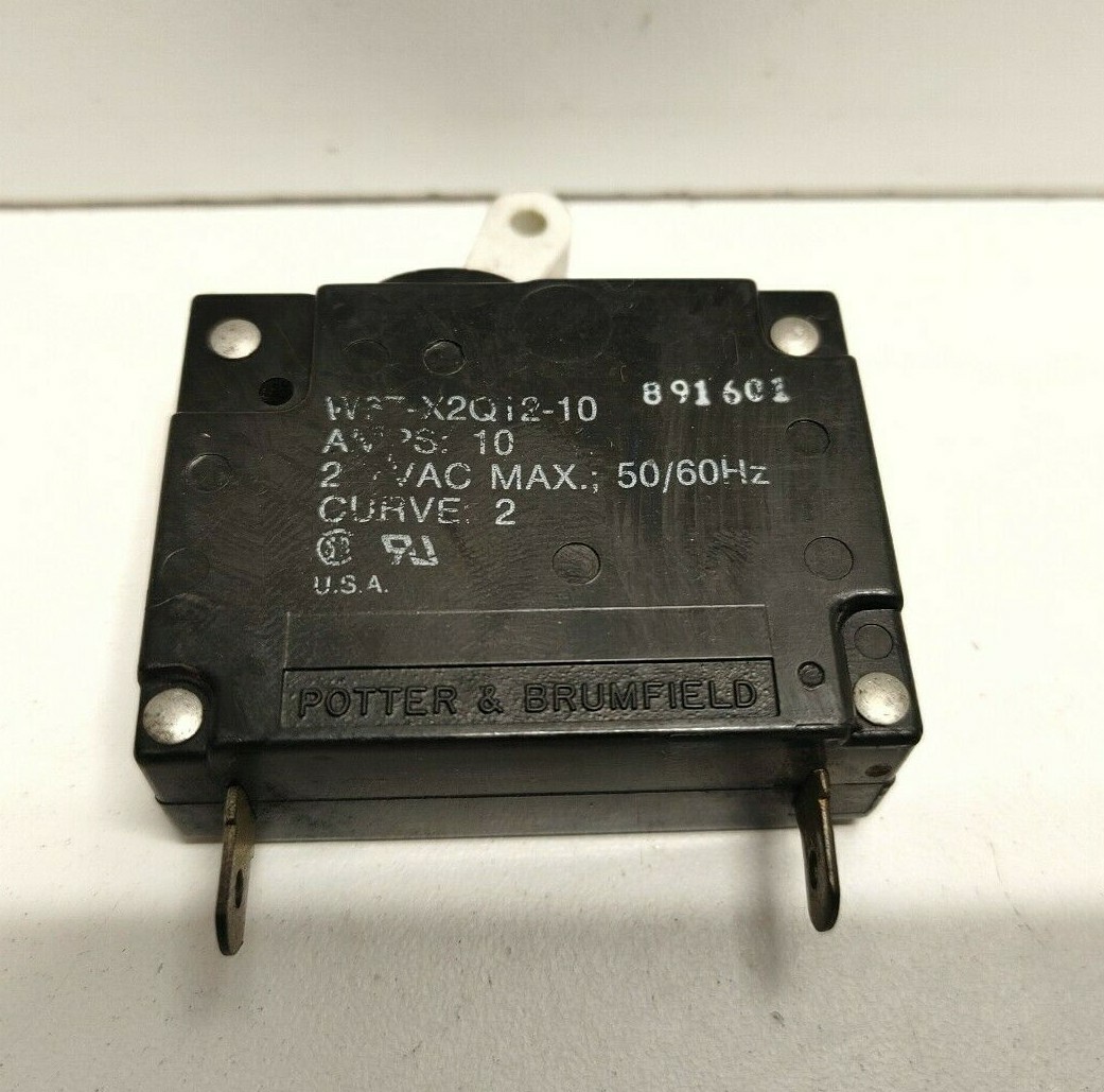 NEW OLD STOCK! POTTER & BRUMFIELD 10A 277V 1-POLE CIRCUIT BREAKER W67-X2Q12-10
