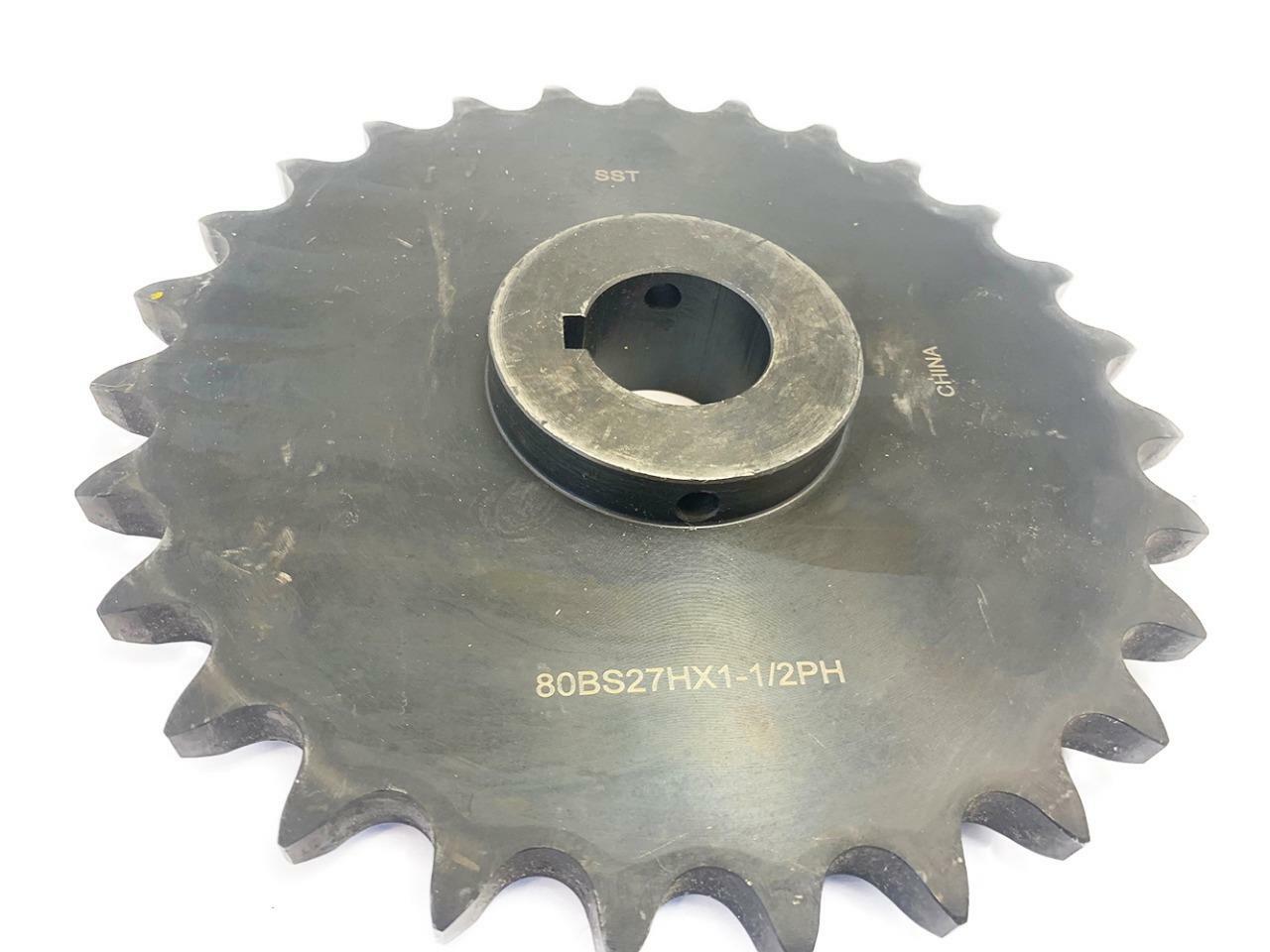 Martin 80BS27HX1-1/2PH Roller Chain Sprocket NEW FREE FAST SHIP