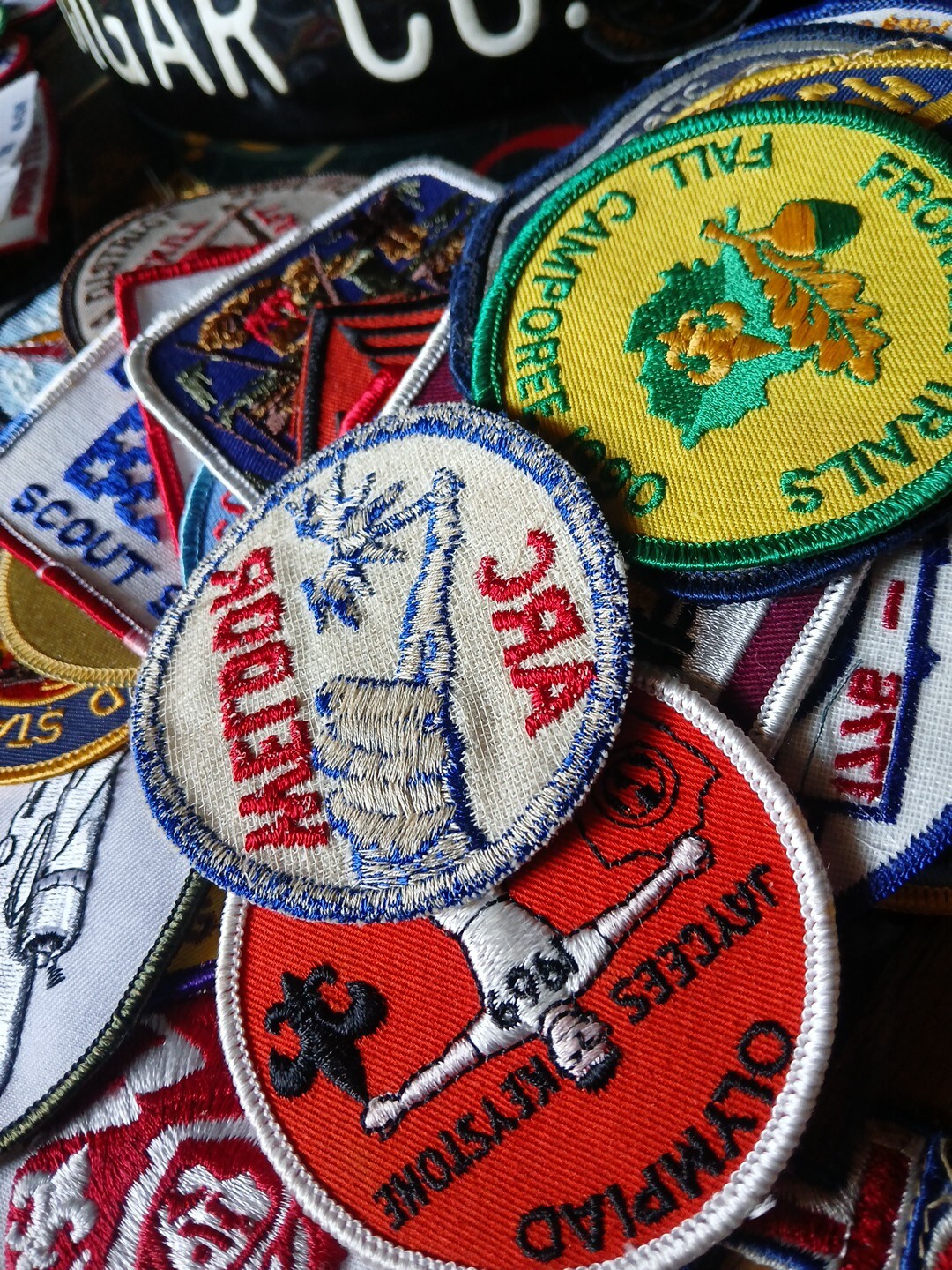 Vintage Unused Embroidered ARC WELDOR Patches Hat Cap Uniform Employee