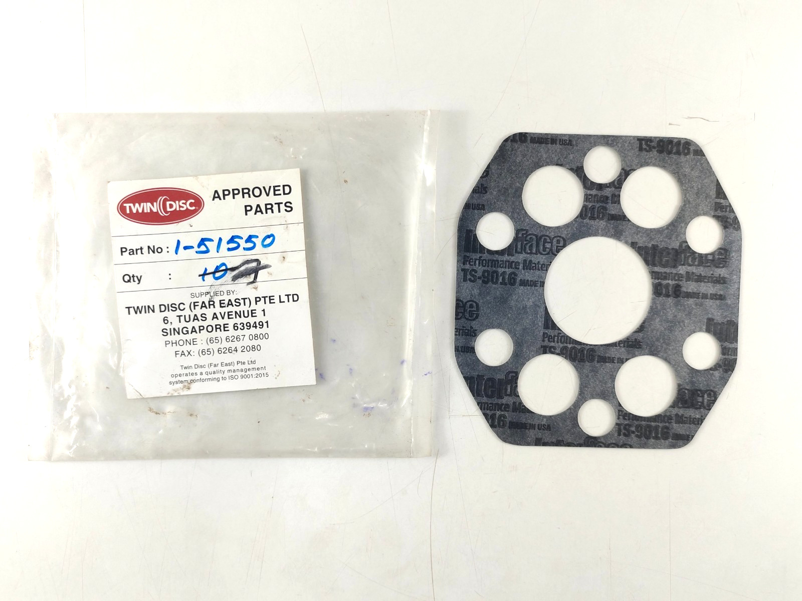 Packing P/N 1-51550 For Twin Disc ( Pack of 6 )