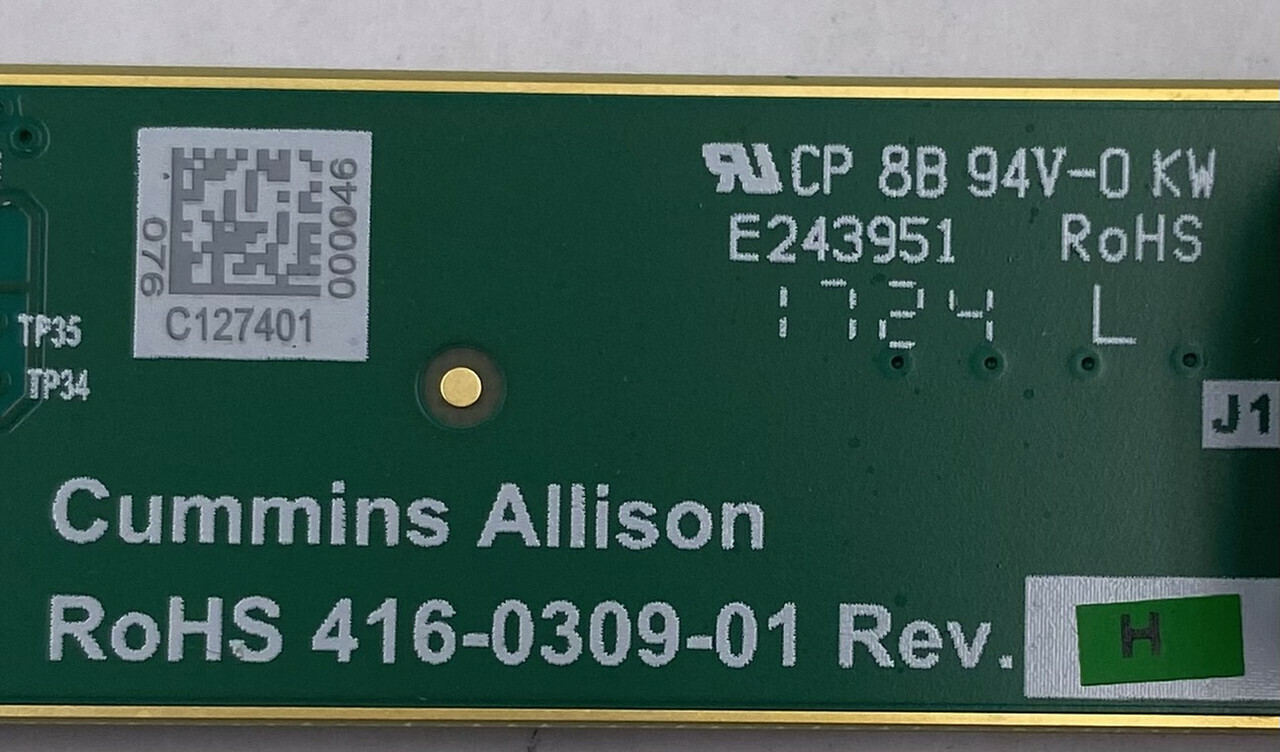 QTY 18 CUMMINS ALLISON 416-0309-17_H PCB MULTI WAVELENGTH INTERFACE, CIS, IFX