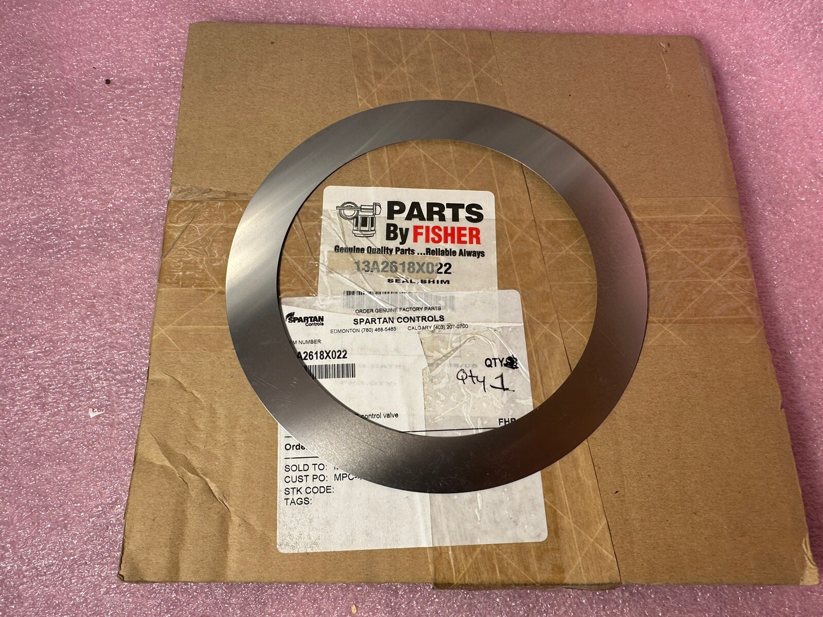 FISHER 13A2618X022 SEAL SHIM 6 LOT OF 11