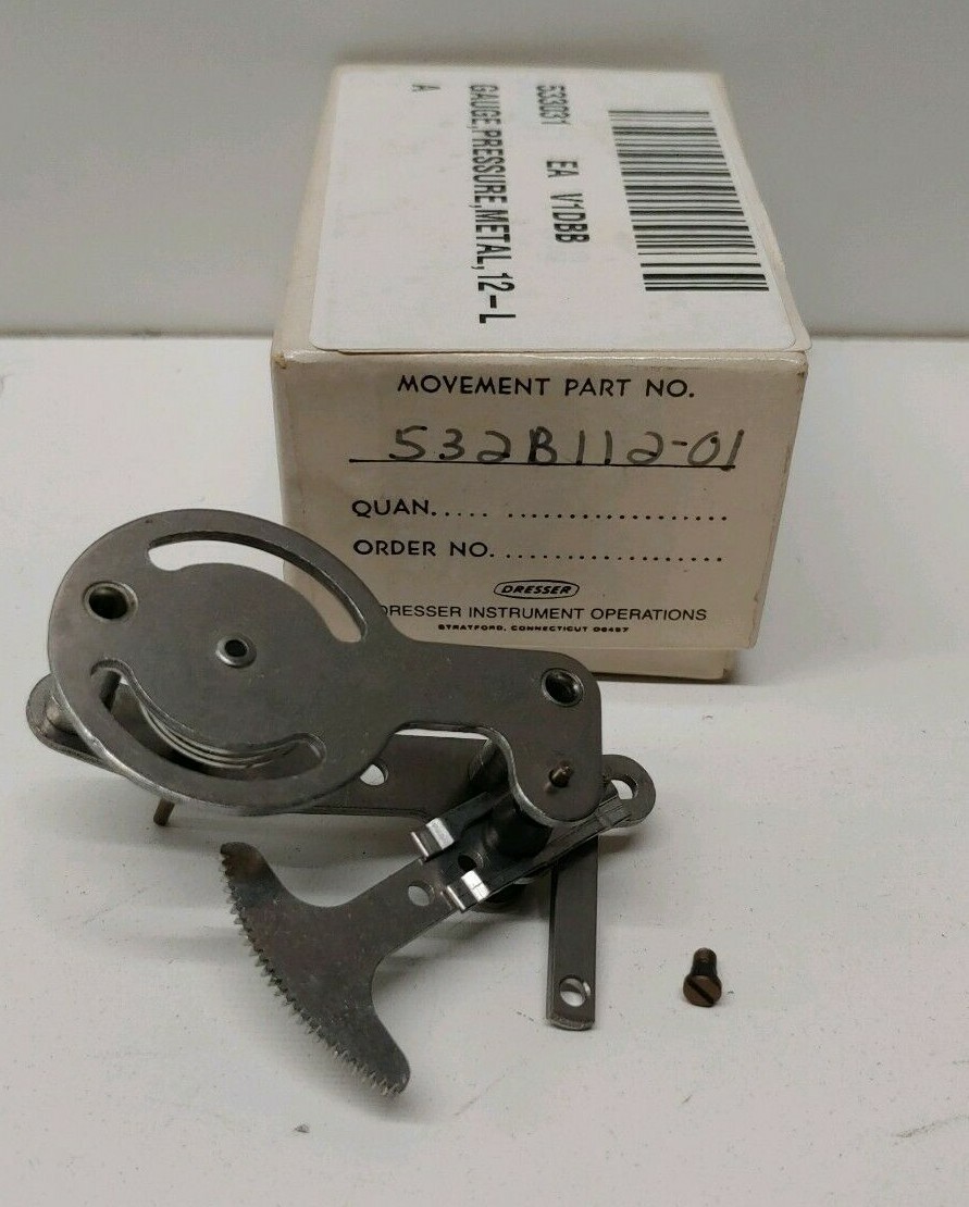 NEW OLD STOCK! DRESSER 12-LA PRESSURE GAUGE 532B-112-01