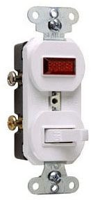 Pass & Seymour 692WG Combo Switch & Pilot Light 15A 120/125V