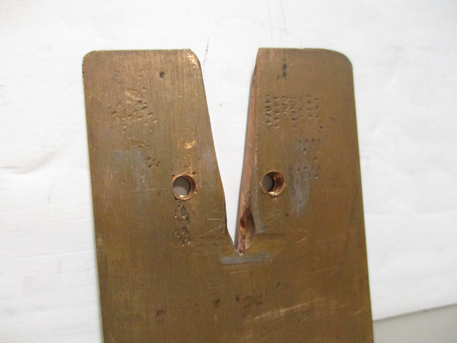 Brass Blade Guide Protector for Vintage Wolf Model R Electric Fabric Cutter