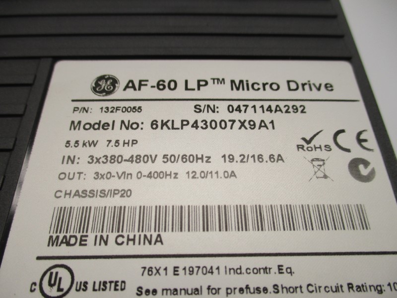 GENERAL ELECTRIC 6KLP43007X9A1 NSMP