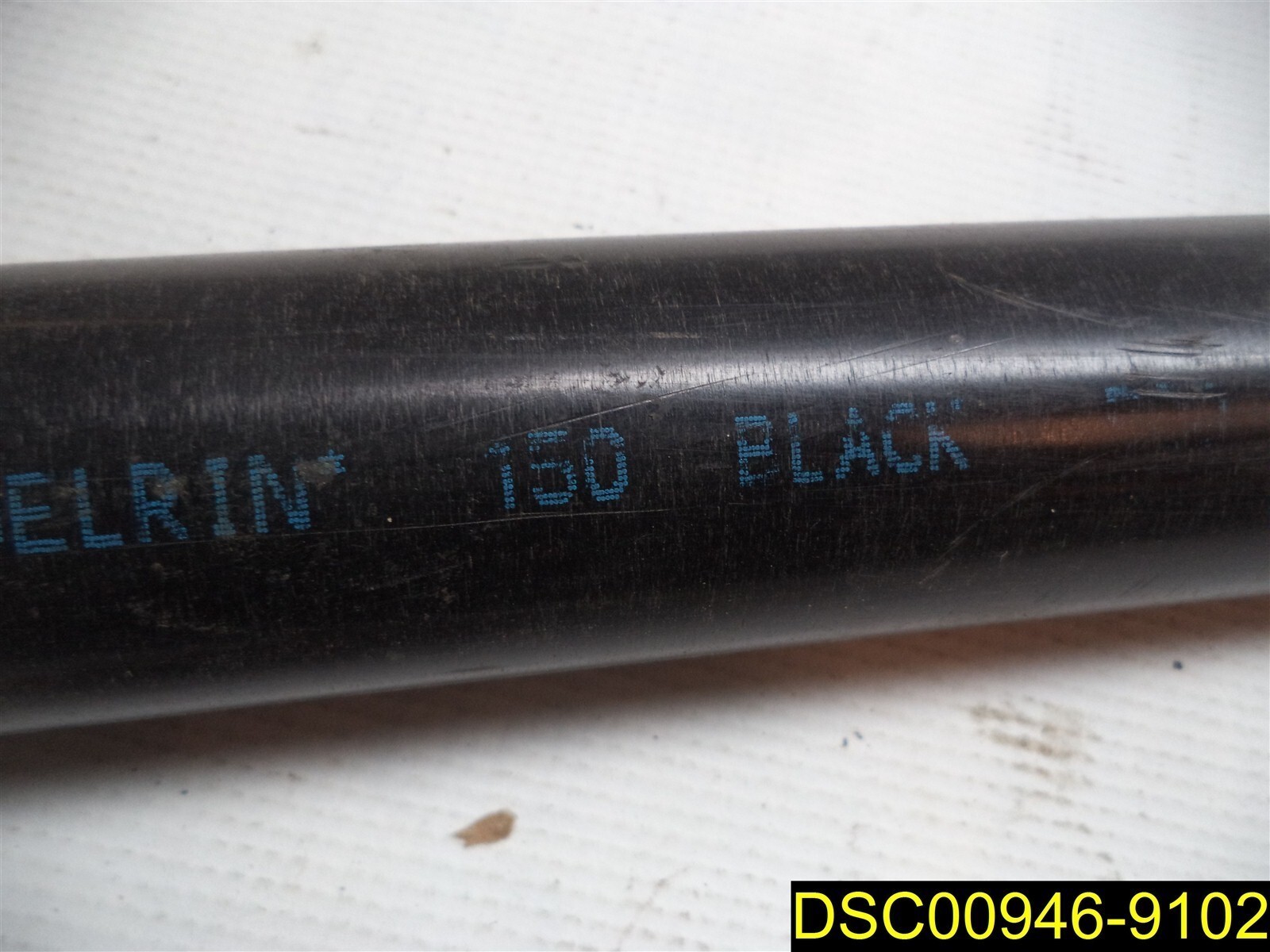 Delrin 150 Black Round Rod Shaft Ensinger, 1 3/4″ Diameter x 60″ long