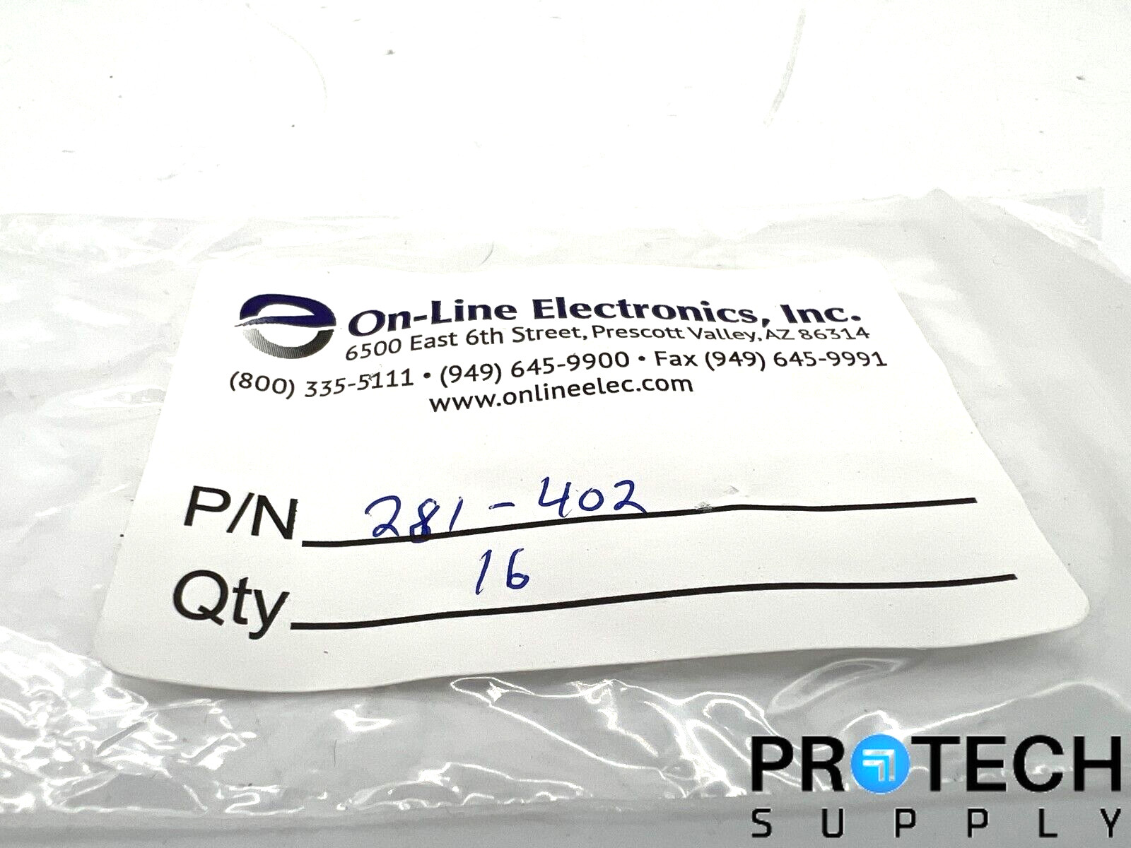 16/Pk WAGO 281-402 4 Position Jumper NEW with WARRANTY