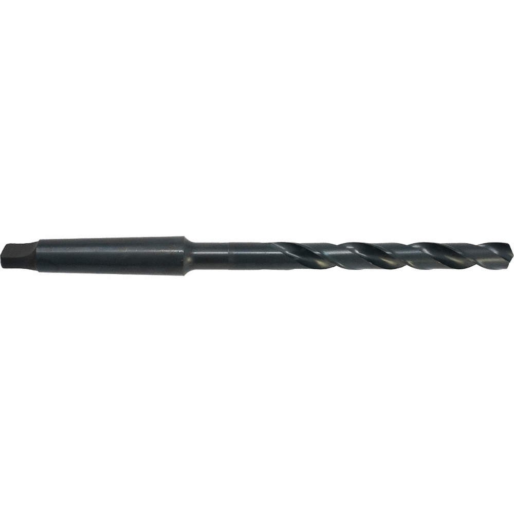 CHICAGO-LATROBE 53137 Taper Shank Drill,37/64,#2MT,Black Oxide 4HAR1