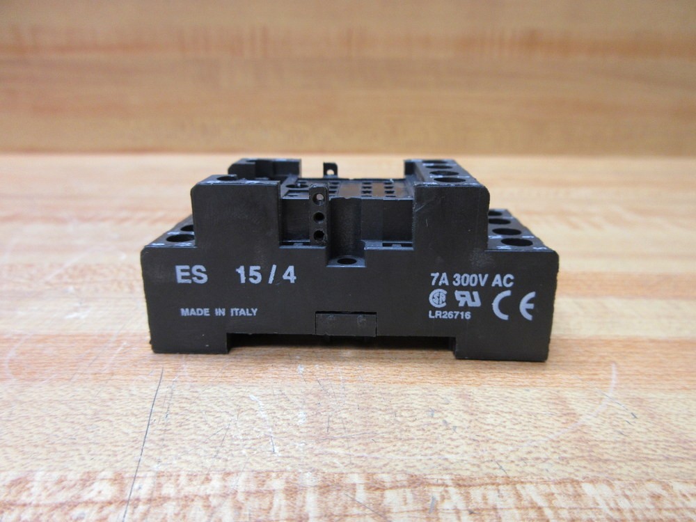 Custom Connector ES-15/4 Relay Socket ES154 (Pack of 3)