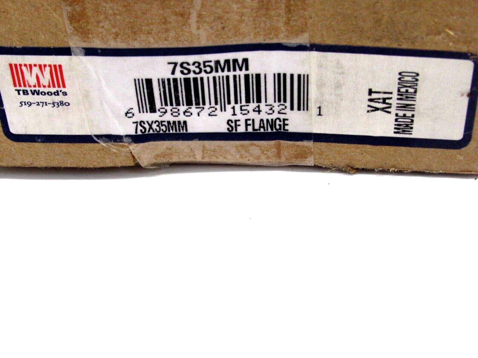 NEW TB WOODS 7S35MM SF FLANGE 7SX35MM