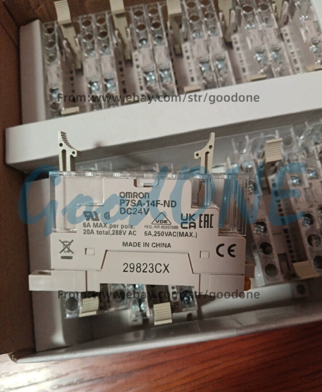 1PC NEW P7SA14FND 1PCS Brand New Omron Relay Socket P7SA-14F-ND 24VDC