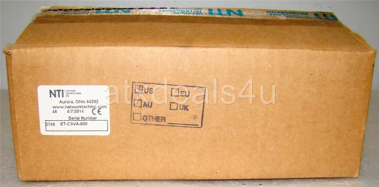 NTI ST-C5VA-600 XTENDEX V Remote Unit W/ Local Unit New Other