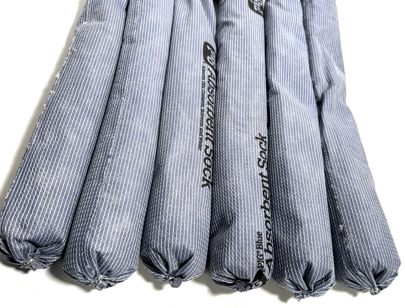 Lot of 3 PIG 4048 48″ x 3″ Blue Absorbent Socks Universal Use Oils Water Coolant