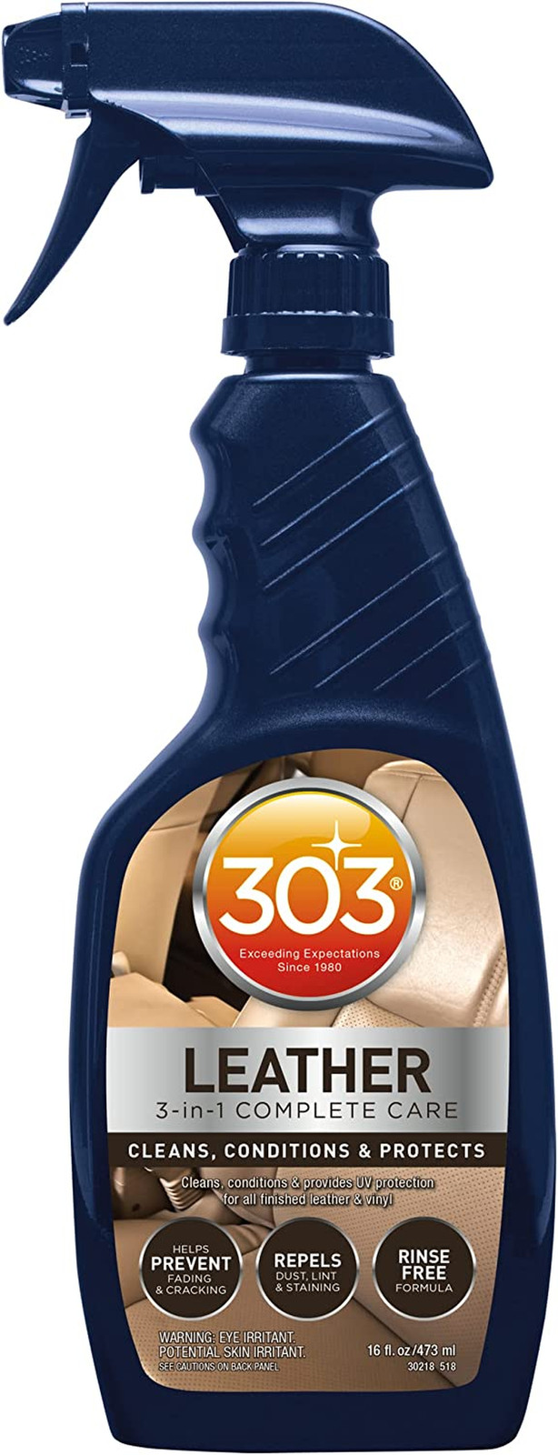 Leather 3-In-1 Complete Care – Cleans, Conditions, & Protects – Helps Prevent Fa