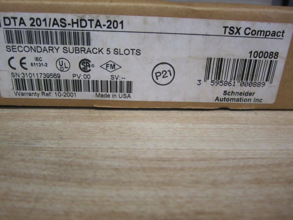 Schneider Modicon DTA 201/AS-HDTA-201 AEG Subrack