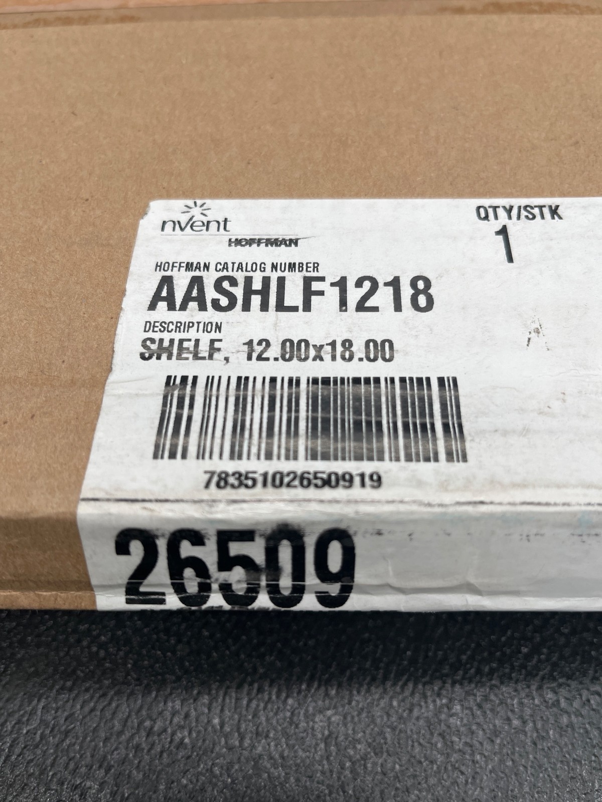 NVENT HOFFMAN AASHLF1218 Shelf 12.00×18.00 NEW