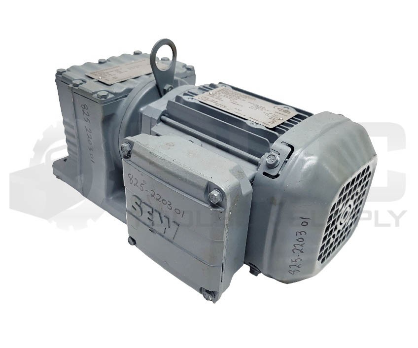 NEW SEW EURODRIVE R27 DRS71M4/RI GEAR MOTOR 3/4HP 1690RPM RATIO: 15.63:1