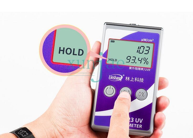 UV Power Meter Handheld LCD UV Radiation Tester Illumination Radiometer LS123