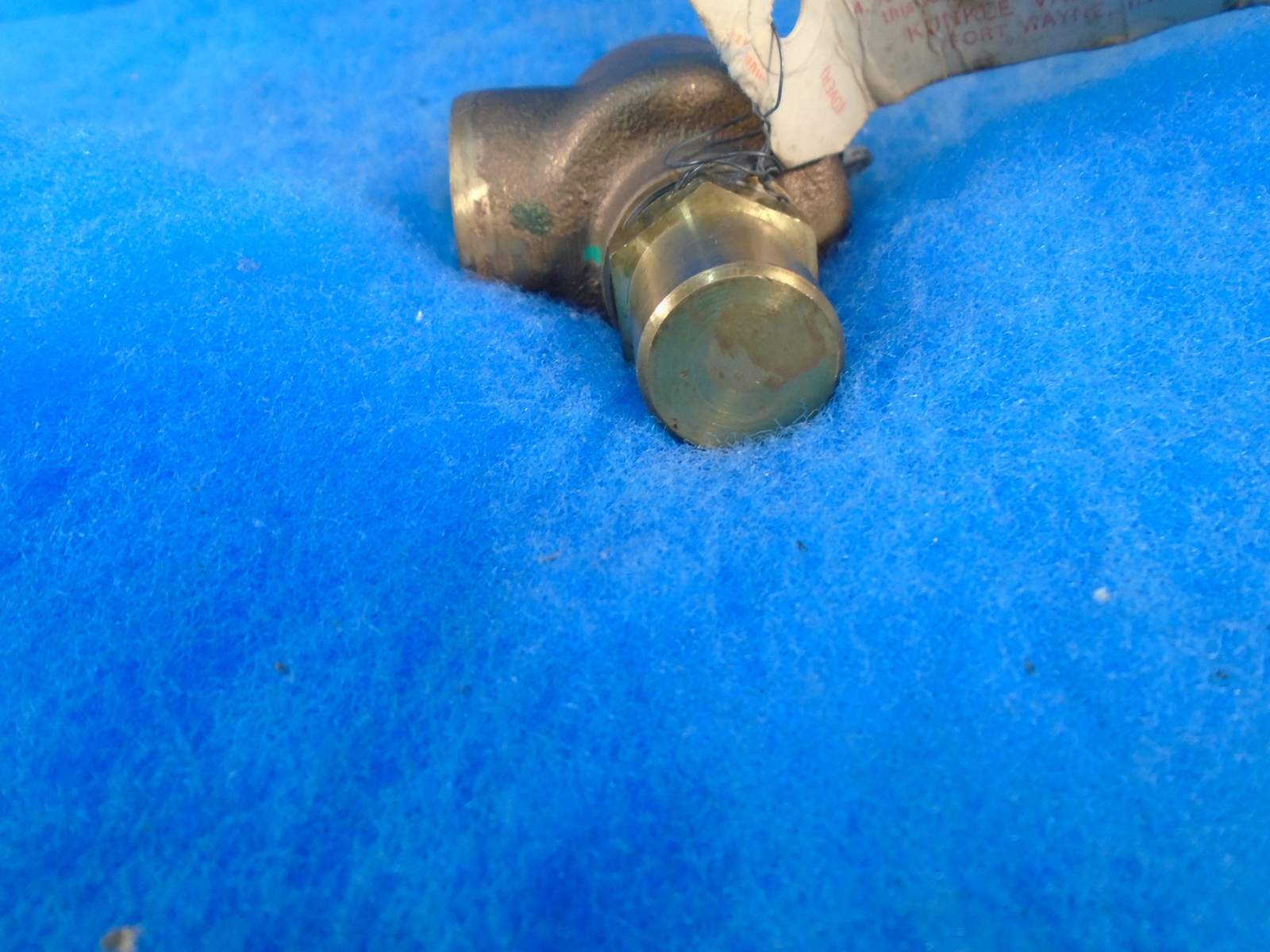 KUNKLE VALVE CO 87 SAFETY RELIEF BRASS VALVE 1YR WARRANTY