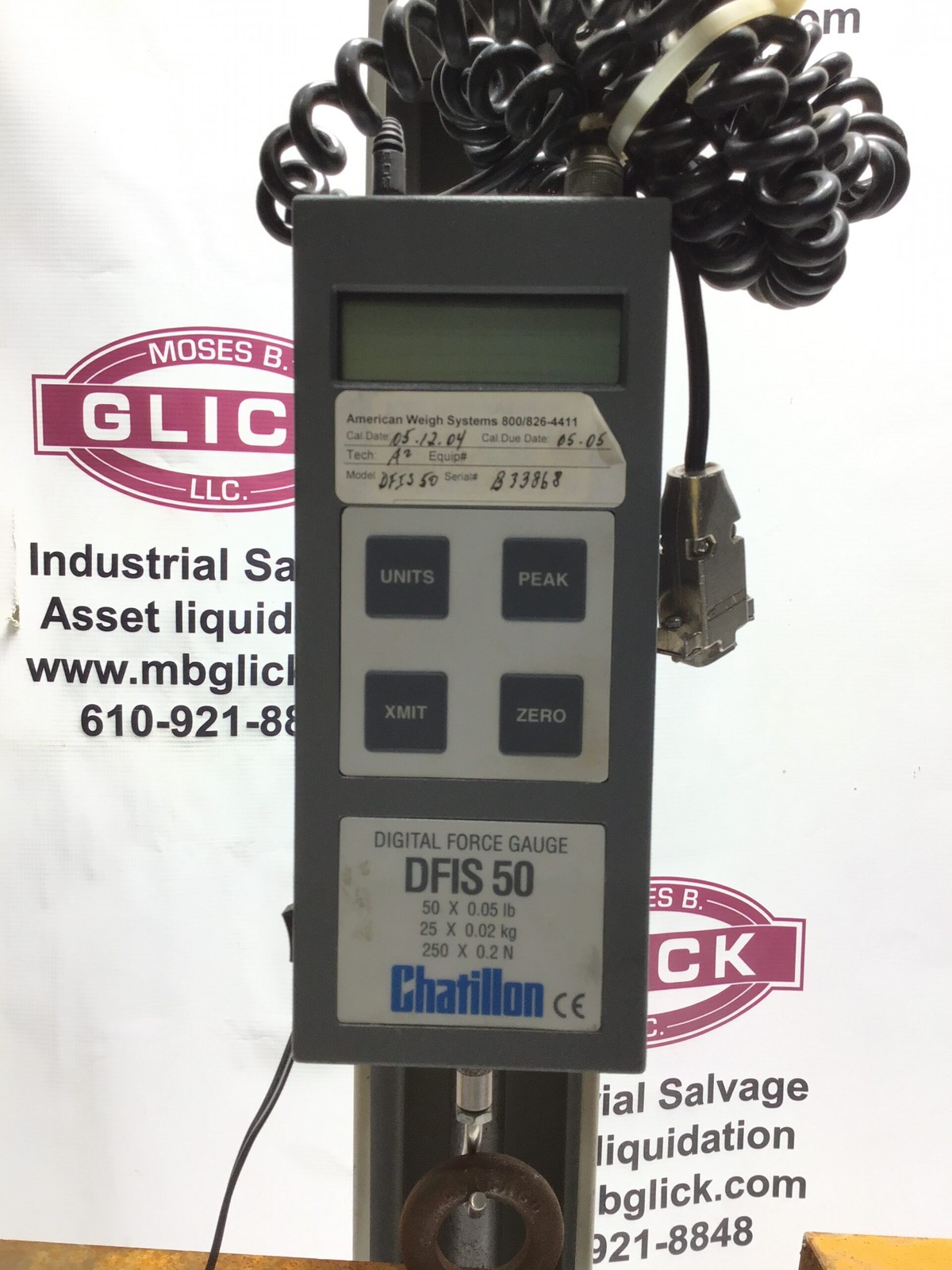 Chatillon TCM 201 Motorized Test Stand