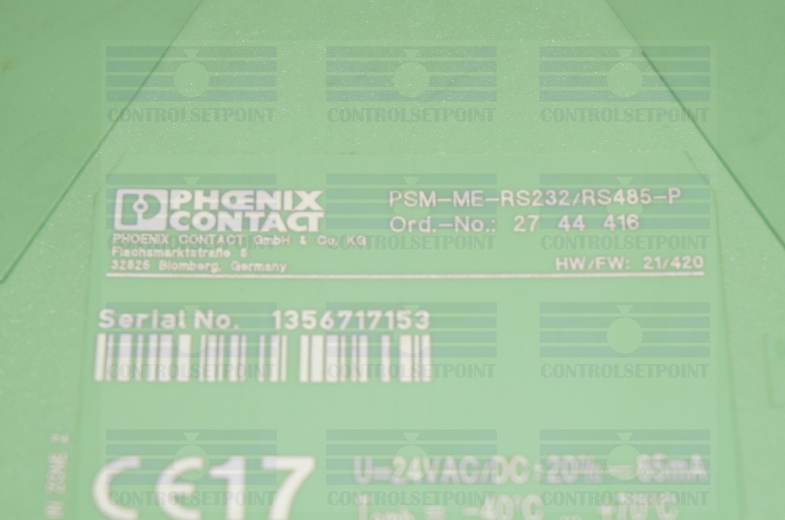 PHOENIX CONTACT 2744416 PSM-ME-RS232/RS485-P TERMINAL BLOCK INTERFACE MODULES