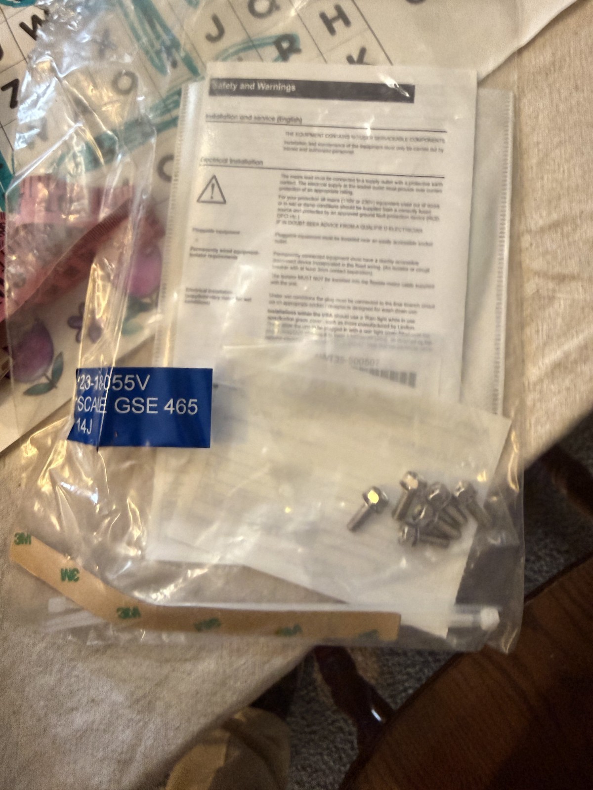 NEW GSE 60 Series Indicator Avery Scale User Instructions CD-Rom w/ stickers 465
