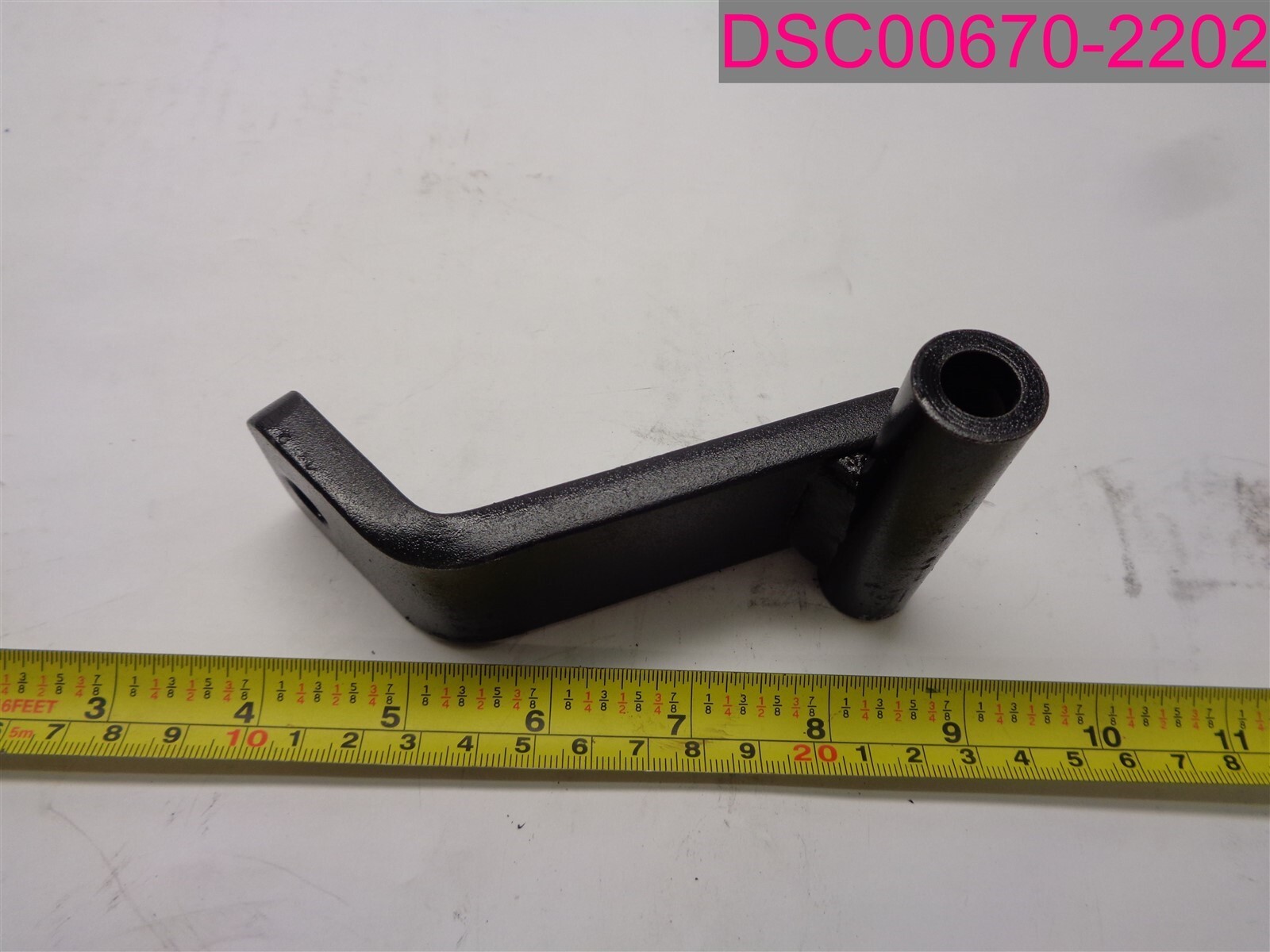 A2-0111-6. 2-3/4″ x 7/16″ID. 1-1/2″wide x 3/8″thick x 4-1/2″long.
