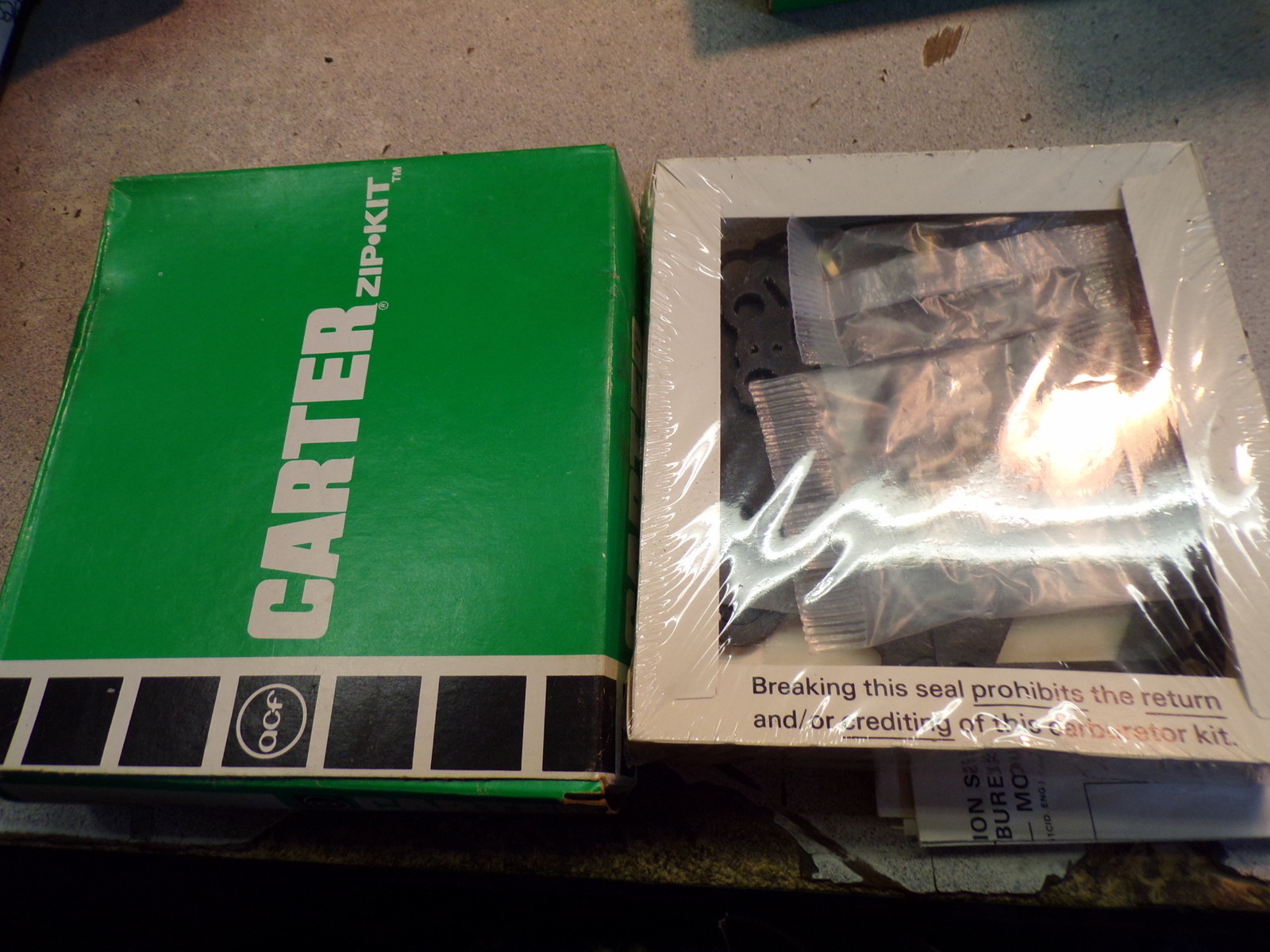 NEW ACF Carter 902-374B DAEC Carburetor Zip Kit *FREE SHIPPING*