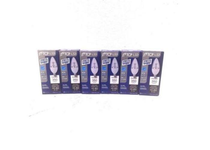 TCP, Elite LED, LED5E12B1127K, 5W, 2700K, lot of 6