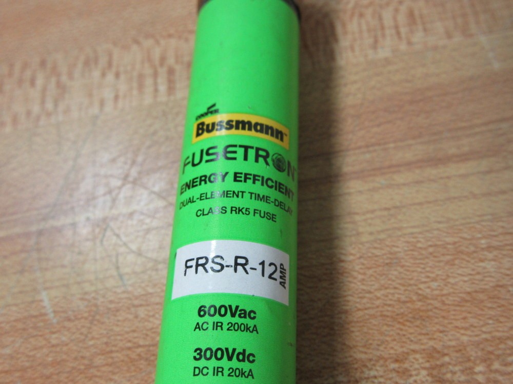 Buss FRS-R-12 Bussmann Fuse Cross Ref 2A162 Energy Efficient (Pack of 2)