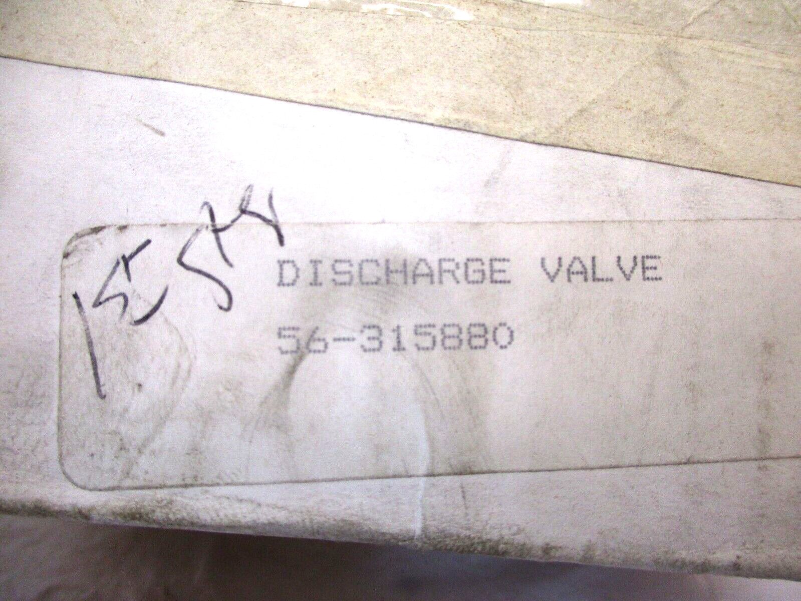 Hoerbiger 56-315880 Discharge Valve 5/C2 10CFD A6690PA