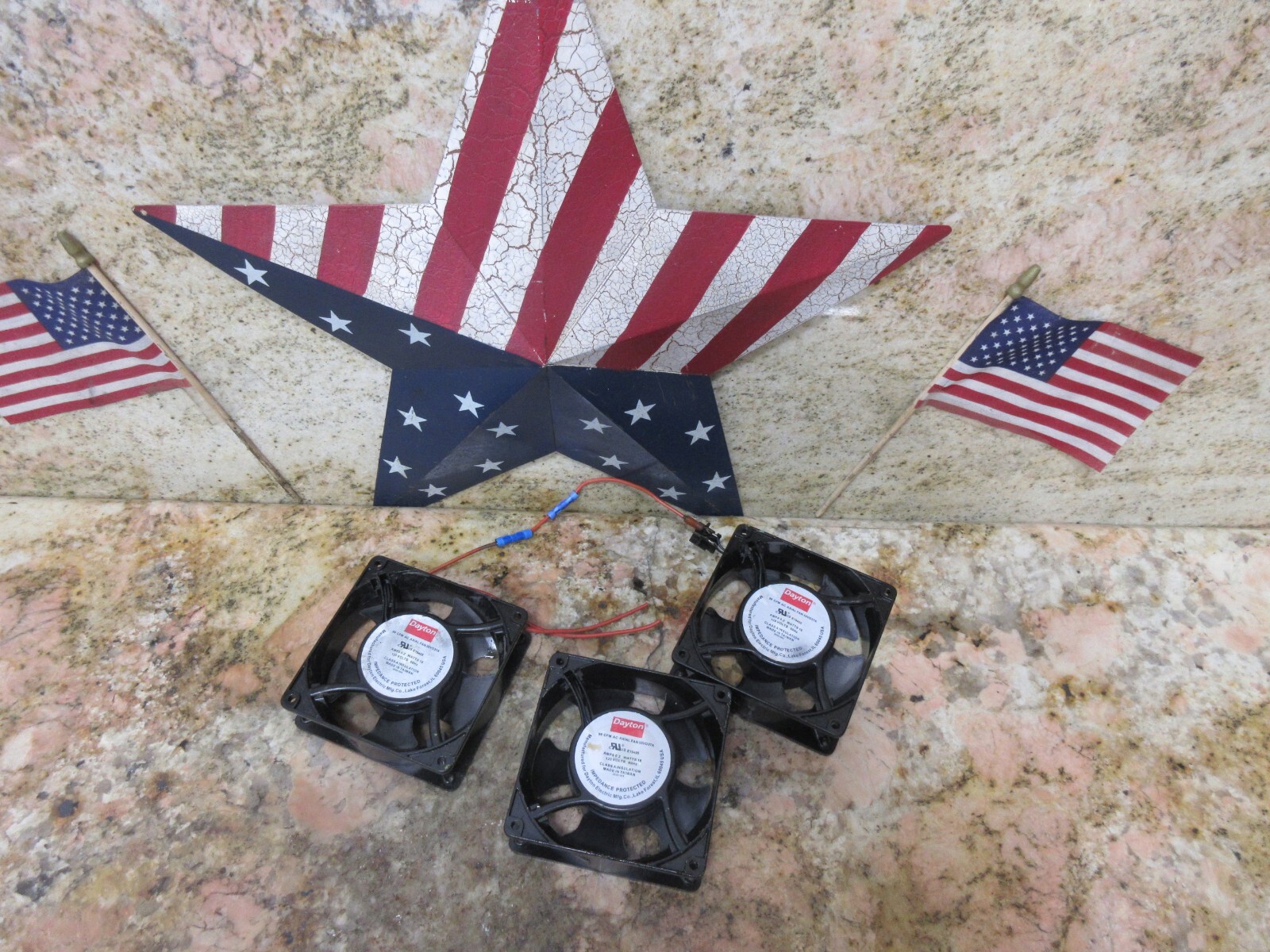 DAYTON 99 CFM AC AXIAL FAN 55VD37A 120V 60HZ EACH 1