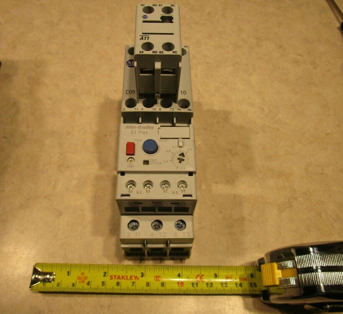 ALLEN BRADLEY, 100-C09*10 CONTACTOR, W/OVERLOAD 193S-EEPB, G0335