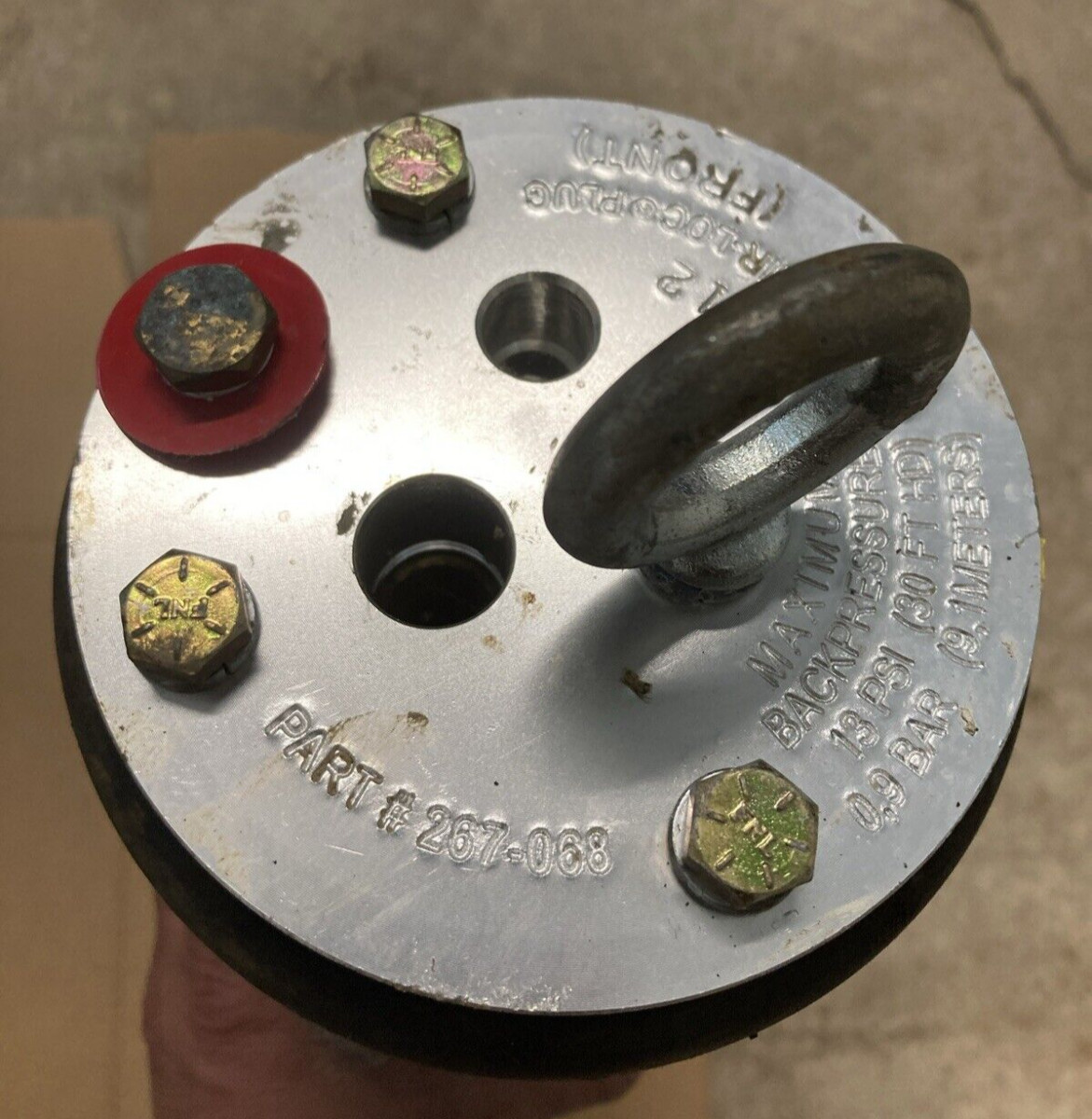 CHERNE 267-068 AIR LOCK LEAK LOCATOR PLUG 6″ – 10″