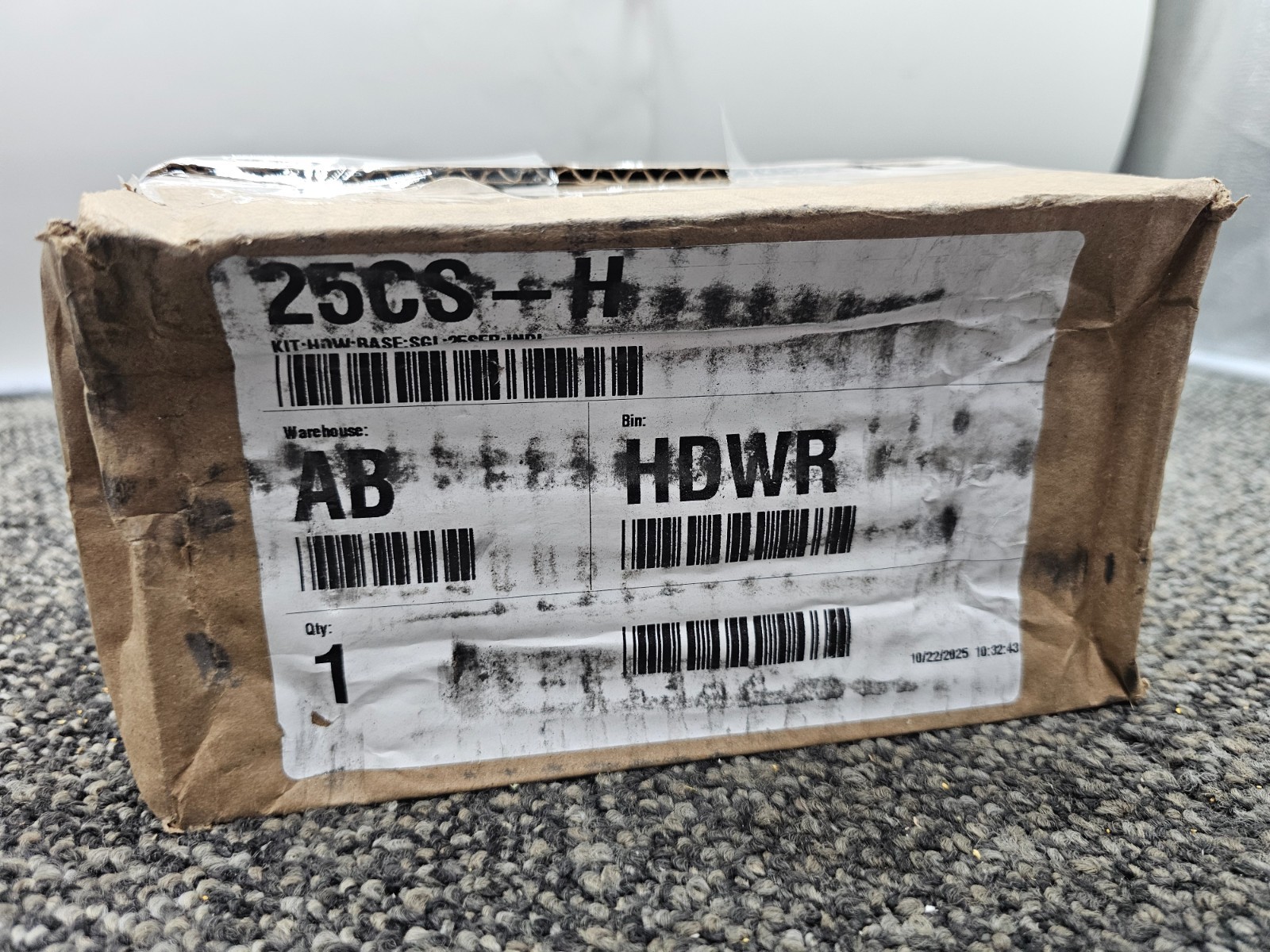 25CS-H HDW BASE SGL 25SER INDL Industrial Hardware Replacement Silver