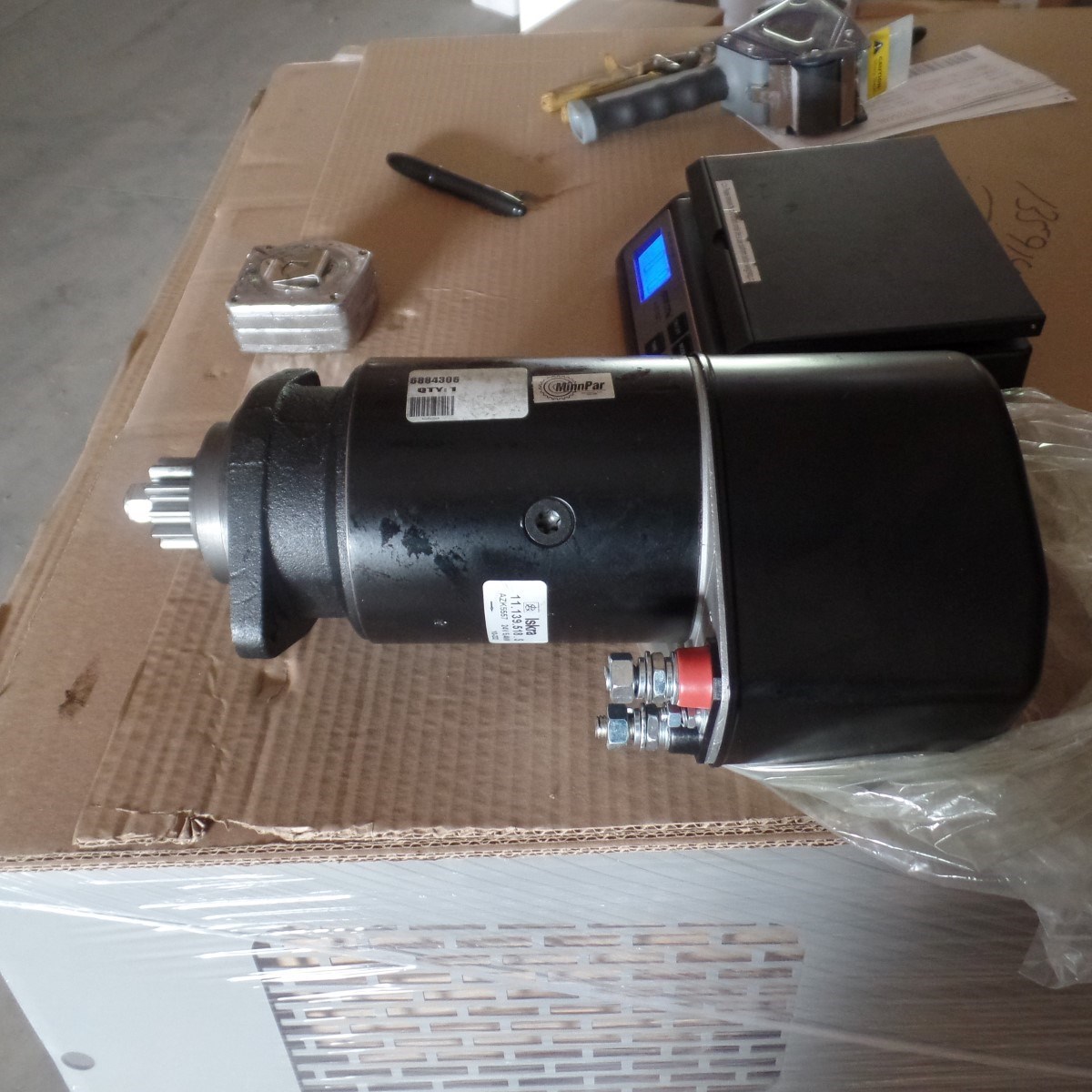 STARTER KDH ISKRA 11.139.518 AZK5557 Engines F6L413 9.6L 9572CC (1967-1975)