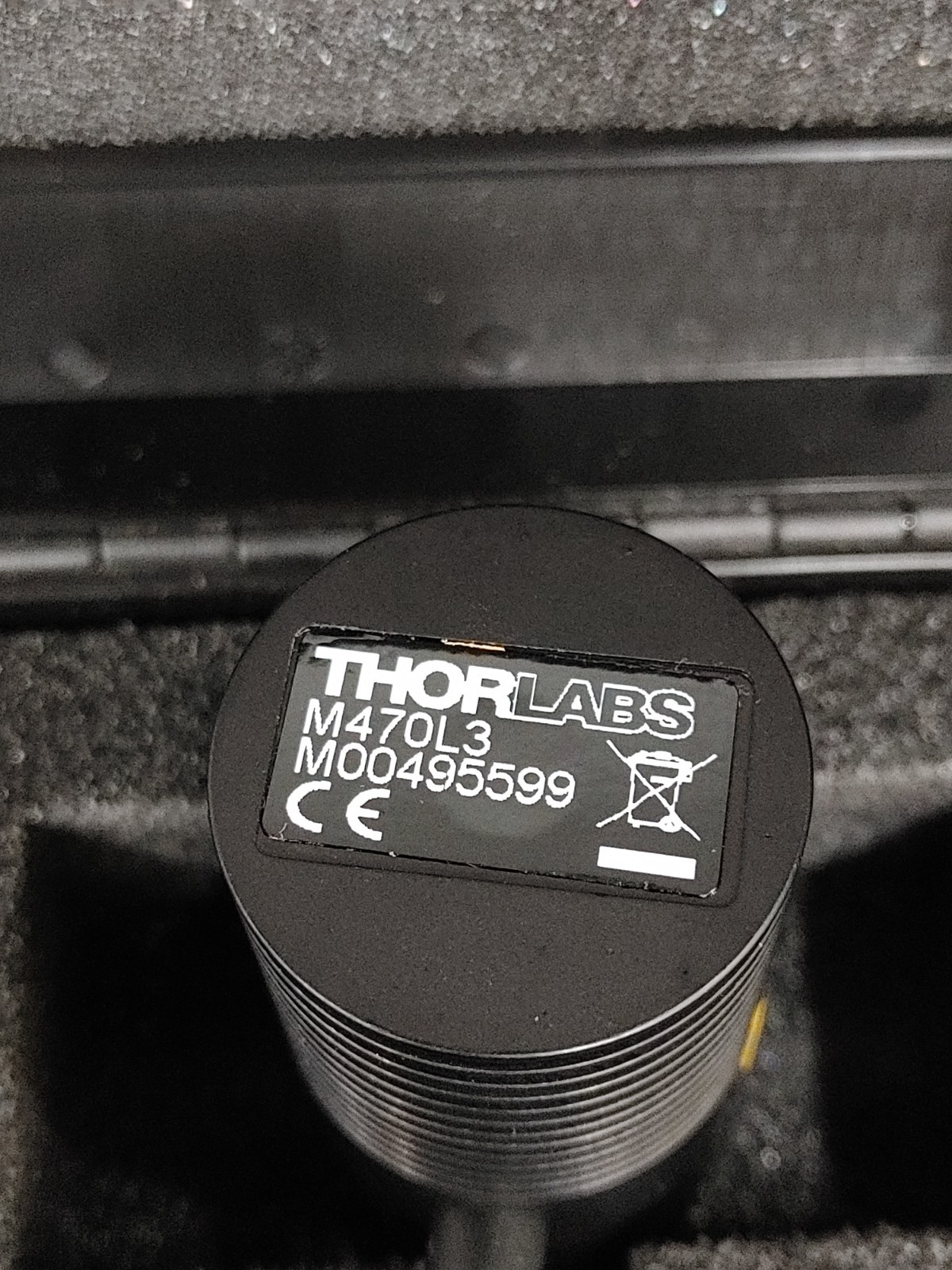 THORLABS M470L3 470 nm 650 mW 1000 mA Mounted LED w Lens Tube and Optic Filter