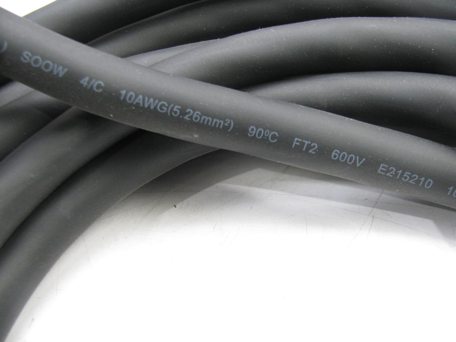 25 FEET- Valterra E3648 PORTABLE CABLE CORD, 10 AWG, 4 STRANDS, 600V Max