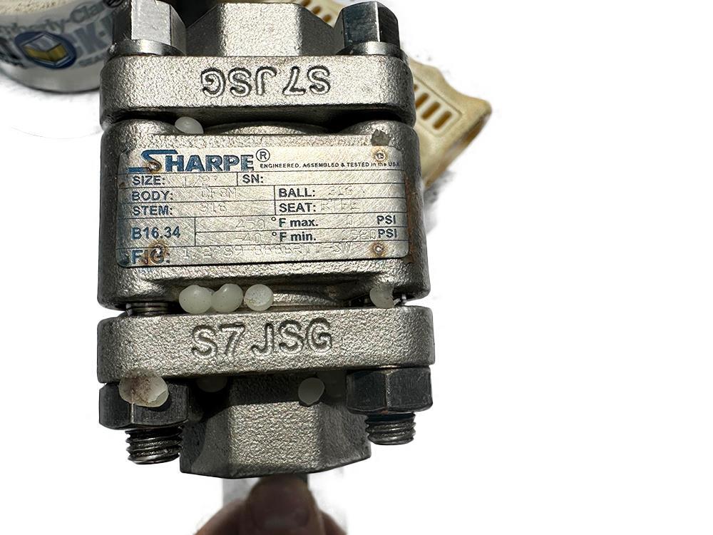 Sharpe 1/2″ CF8M 201 Full Port Ball Valve NEW FREE FAST SHIP