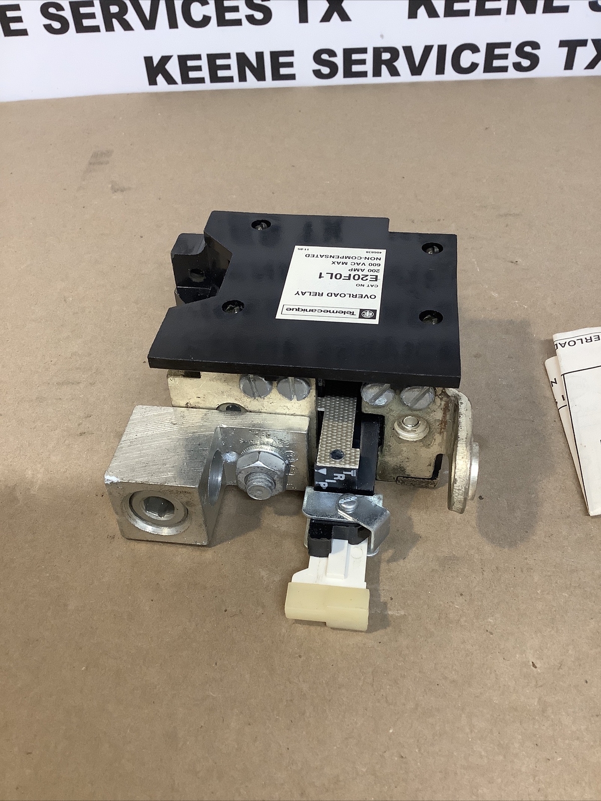 Telemecanique Overload Relay E20F0L1 200 Amp