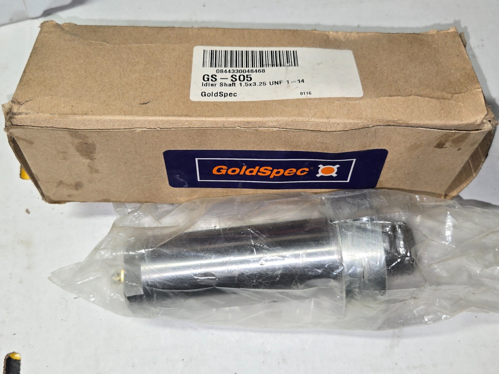 Goldspec GS-S05 Idler Shaft 1.5 x 3.25 UNF 1-14 NEW