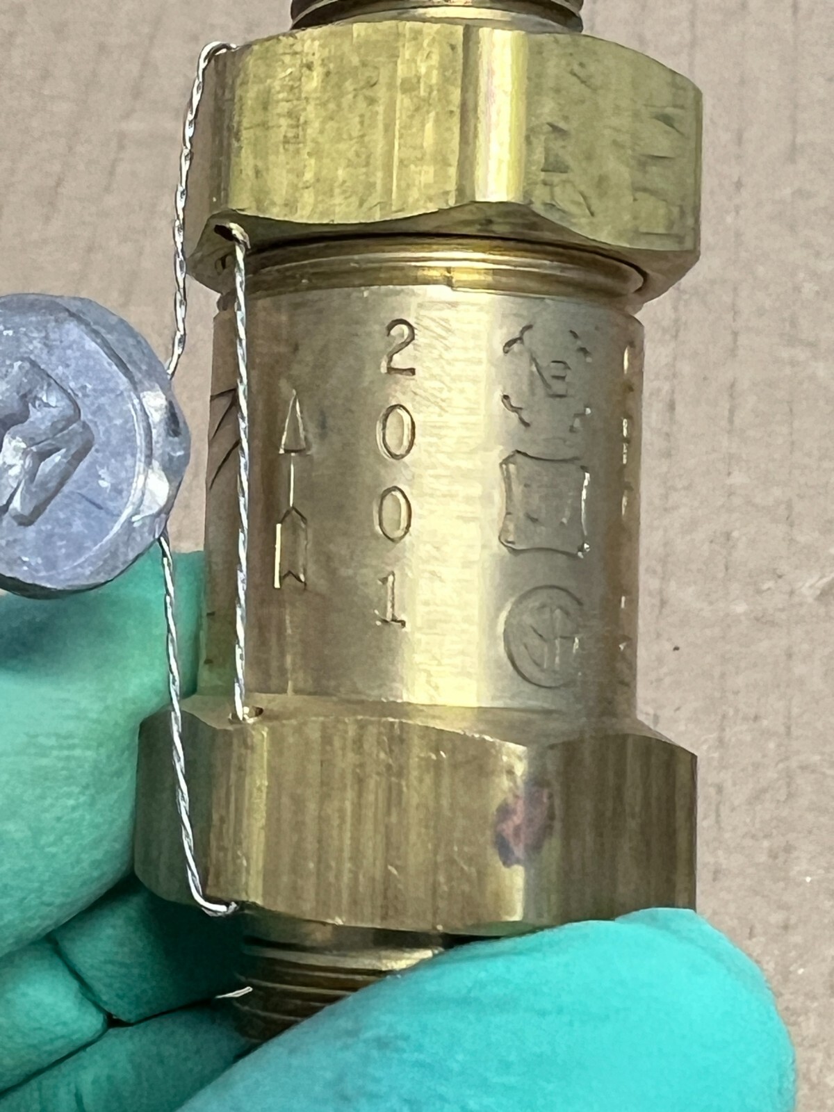 Mueller Industries AJ15502 450 Pound Pressure Relief Valve (New Old Stock)