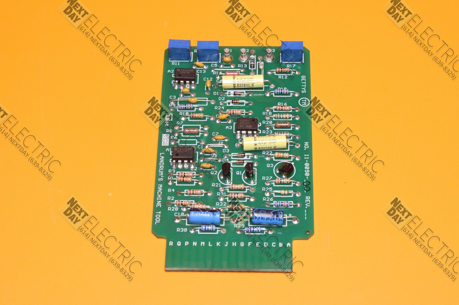 Elwood Gettys, 11-0090-00, 11-0090-101, Landrum’s Machine Tool PCB Board