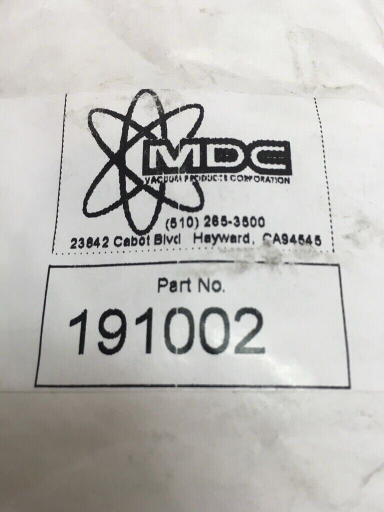 MDC VACUUM PRODUCTS CORPORATION 191002 COPPER GASKET ( LOT OF 2 )