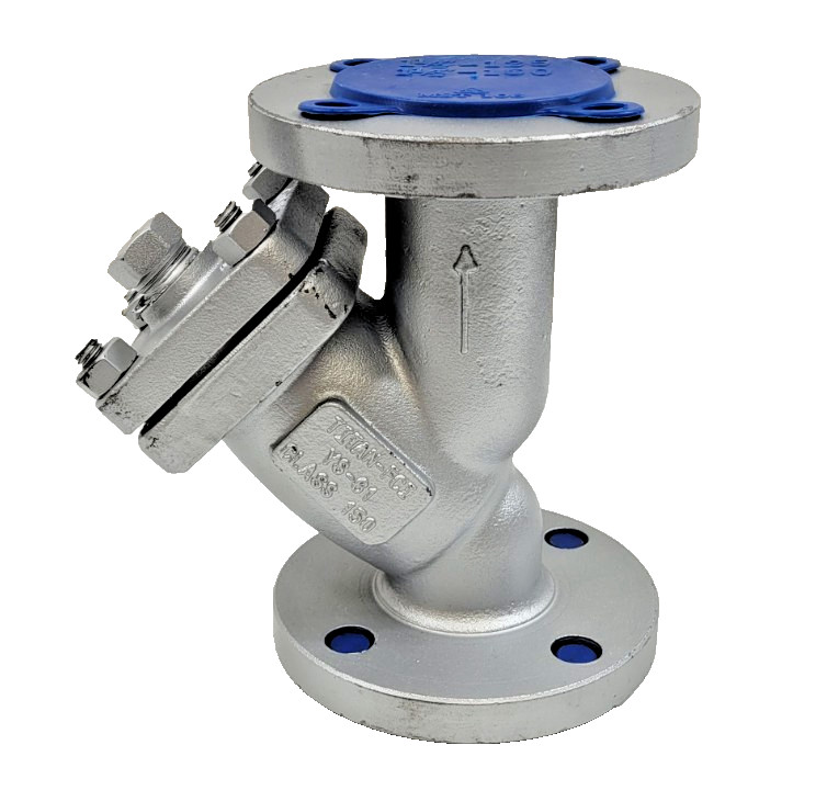TITAN-FCI YS-61 1-1/2″ Flanged Y-Strainer – ASTM A216 Cast Steel Class 150