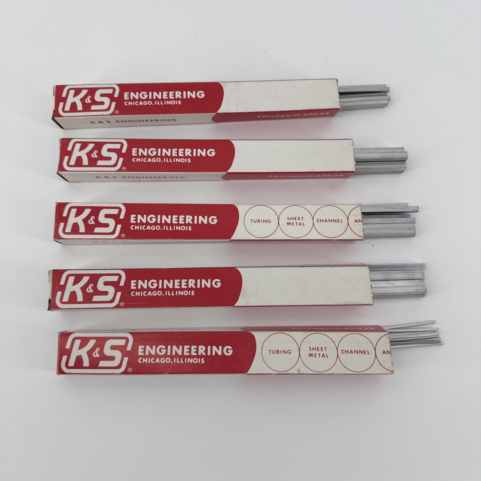 K & S Engineering Square Tube Stock Lot random sizes