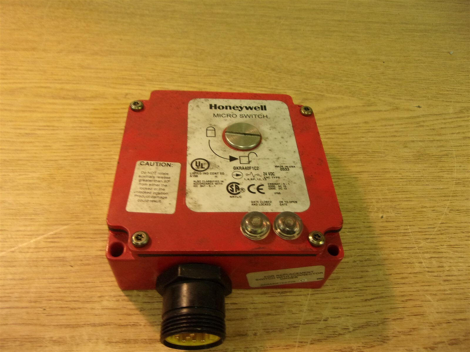 Honeywell GKRA40F1C2 24VDC Micro Switch *FREE SHIPPING*