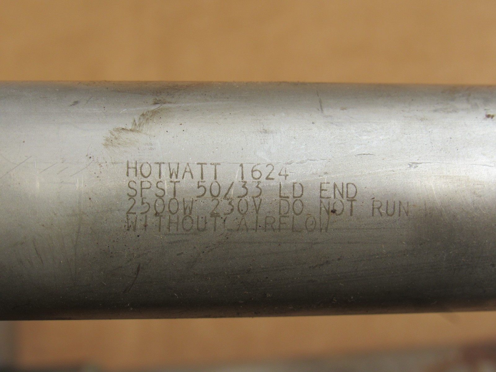 HotWatt 1624 Air Process Heater SPST 50/33 2500W 230V