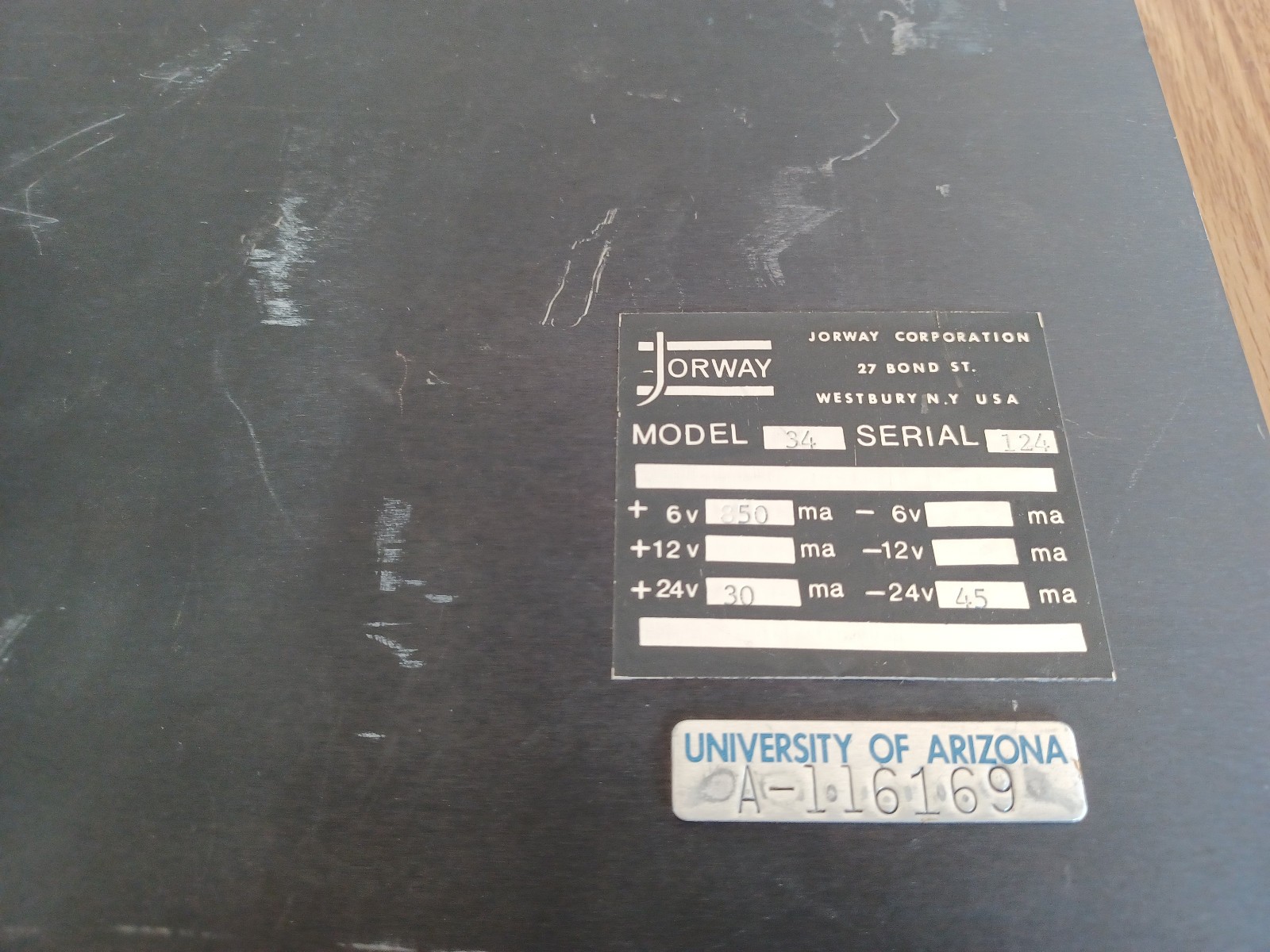 Jorway Model 34 16 Channel A/D Converter Untested